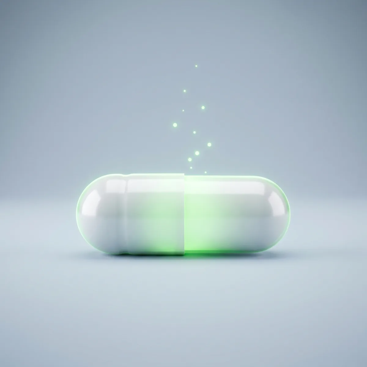 A capsule delivering its cysteine payload