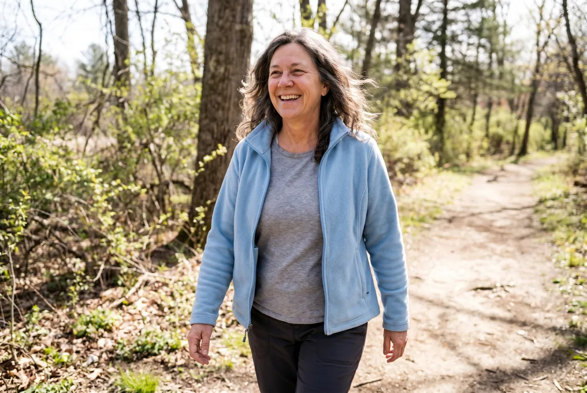Vibrant active woman