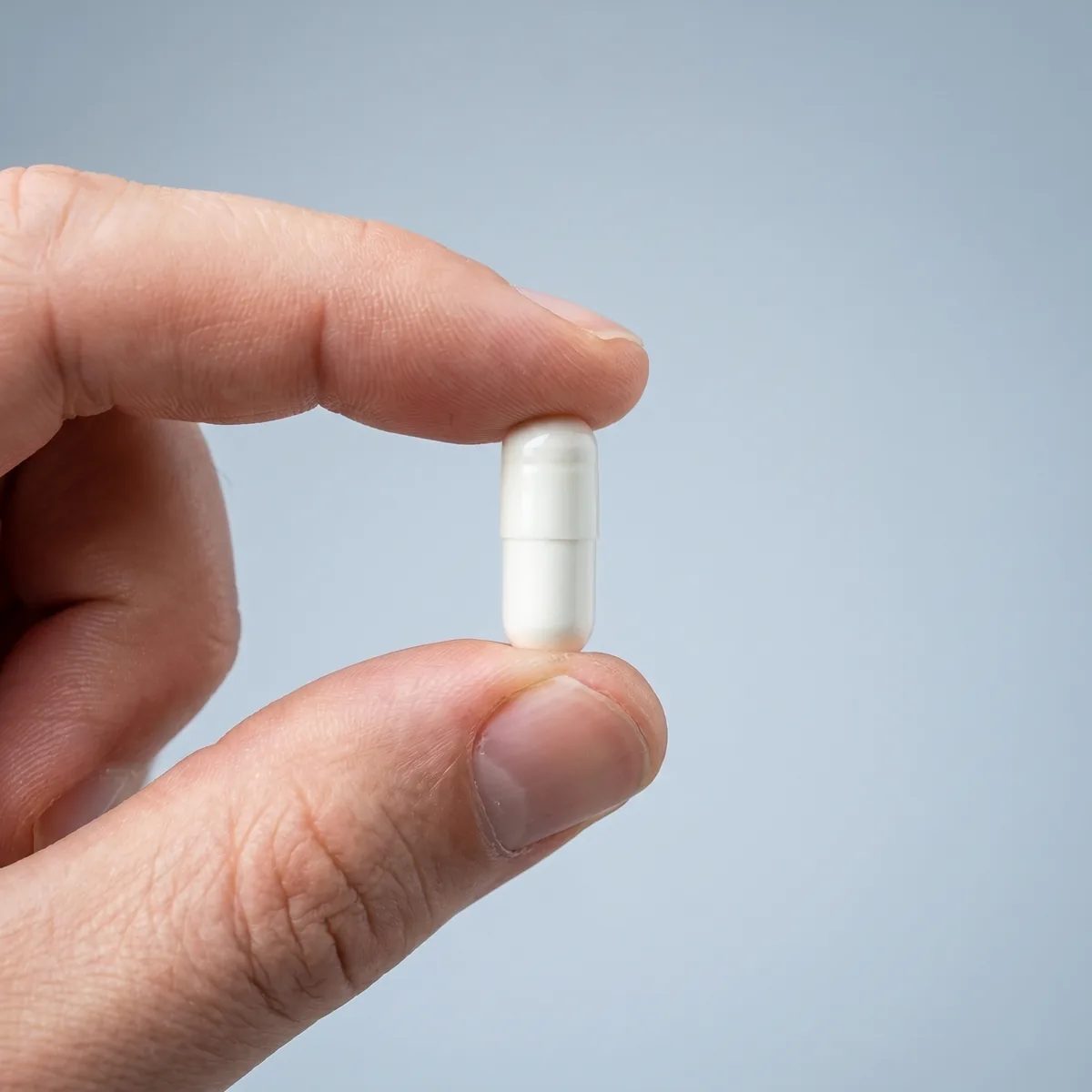A Liposomal NAC capsule held in hand